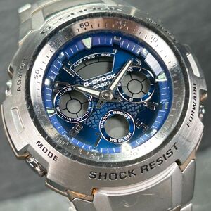 CASIO カシオ G-SHOCK ジーショック コックピットシリーズ G-701D-2AJF 腕時計 クオーツ アナデジ 多機能 ブルー文字盤 ステンレススチール