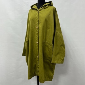 GALLEGO DESPORTES/ギャレゴデスポート/Large Duster with Hood/フーデッドワイドコート/フィッシュテール/ライトオリーブ系