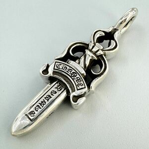 ギャラ有り CHROME HEARTS クロムハーツ DOUBLE DAGGER PENDANT ダブル ダガー ペンダント SILVER 925 シルバー ネックレス チャーム CH