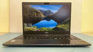 中古ノートパソコン★Windows10★Fujitsu Core i5-7300U/@2.70GHz/4GB/M.2 128GB/13インチ以上★a