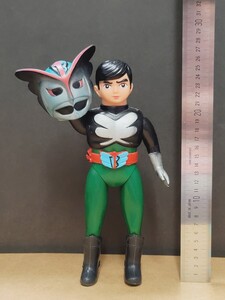 昭和 レトロ バロムワン 面取れ マスク ソフビ 人形 旧バンダイ Bandai 当時物 東映 旧バンダイ 当時物 さいとうプロ バンダイ