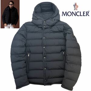 定価22万 極美品 MONCLER モンクレール NAZAIRE ナザール 18AW ダウンジャケット サイズ5/2XL相当 濃紺ネイビー(黒に近い紺) 即完売 A2429