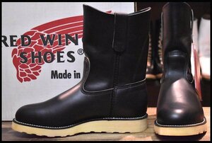 【6.5E 箱付 DEAD 羽タグ 99年】レッドウィング 8169 ペコス ブーツ 黒 ブラッククローム redwing pecos HOPESMORE