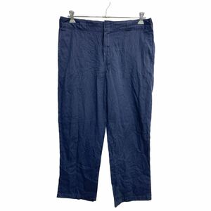 Dickies 874 ワークパンツ W38 ディッキーズ オリジナルフィット ビッグサイズ ネイビー 古着卸 アメリカ仕入 2403-841