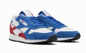 リーボック Reebok スニーカー クラッシック レザー トリコロール GY1522 メンズ 白 ホワイト ブルー 青 赤 レット US7（25.0cm）