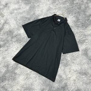 【良品】United Athle ポロシャツ【ＸＸＬ】カジュアル メンズ 黒系