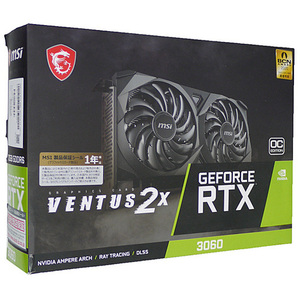 MSI製グラボ GeForce RTX 3060 VENTUS 2X 12G OC PCIExp 12GB [管理:1000016974]