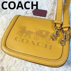 未使用保管品 COACH コーチ サドルバッグ ホースアンドキャリッジ 革