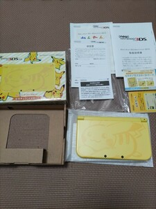 新品同様 Newニンテンドー3DS LL ピカチュウ new NINTENDO 3DS LL New3DS 3DSLL ニンテンドー 3DS New3DSLL 2ds ll 2dsll ポケモンセンター