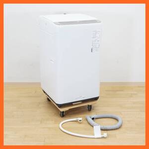 前ダ:美品【パナソニック】全自動洗濯機 7.0kg NA-F70PB15 2022年 ニュアンスブラウン ビッグウェーブ洗浄 からみほぐし ★送料無料★