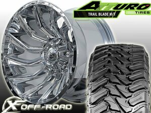 新品 20インチ タイヤホイールセット XF OFFROAD 20x12J pcd139.7 pcd135 6穴 ATTURO MT 285/50R20 エスカレード サバーバン アバランチ