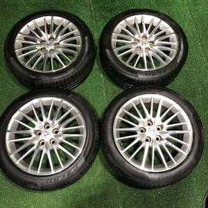 AE819-406★BBS製 鍛造 軽量 LEXUS レクサス LS460/40系 Fスポーツ純正 RV748 4本 19in 8J +35 PCD120 245/45R19 ピレリ P ZERO 夏タイヤ