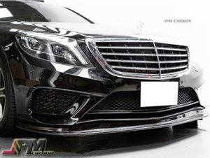 K TYPE カーボンBenz W222 S63 AMG フロントリップスポイラー JPM