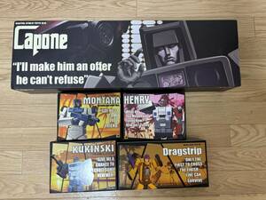 DX9 TOYS CAPONE, HENRY, MONTANA, KUKINSKI, DRAGSTRIP 計5体 