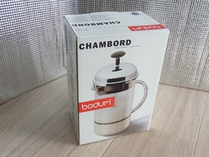 未使用?★BODUM ボダム★CHAMBORD シャンボール★ミルクフローサー 泡立て器 250ml NO:1966★ 箱入