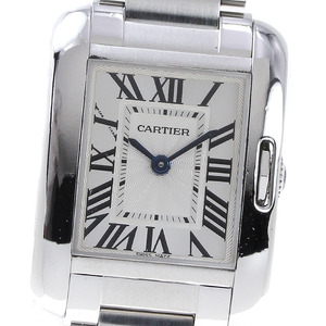 カルティエ CARTIER W5310022 タンクアングレーズSM クォーツ レディース _760251