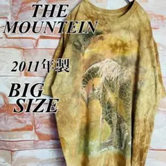 【入手困難】2011年キリン柄アニマルTシャツ　古着タイダイ染ビックサイズ XL