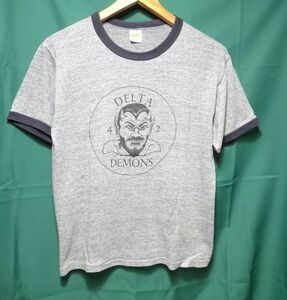 70s 80s RUSSELL ATHLETIC リンガー Tシャツ ラッセル アスレチック 金タグ オールド ビンテージ トリムＴシャツ アメリカ製 70年代 80年代