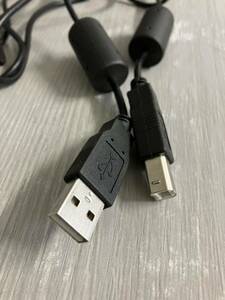 送料無料 3m USB ケーブル ブラック 両端 オス A B フェライトコア 付 画像参照 NC NR