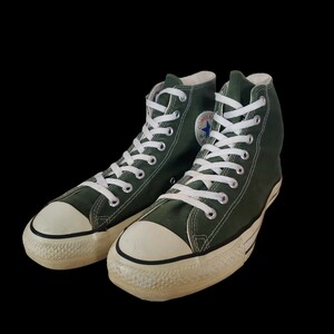 90s USA製CONVERSE ALL STAR HI コンバース オールスター ハイ キャンバス オリーブ ADDICT CT70 CHUCKTAILOR チャックテイラー アメリカ製