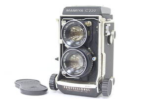 【訳あり品】 マミヤ Mamiya C220 Professional ブルードット Mamiya-Sekor 80mm F2.8 二眼カメラ v9343