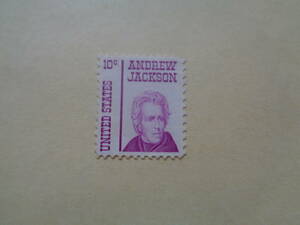 アメリカ切手　1967年　Andrew Jackson　第7代大統領アンドリュー・ジャクソン　10c