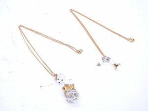 SWAROVSKI スワロフスキー ネックレス ペンダント アクセサリー 2点セット まとめ売り DD5515