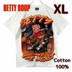 BETTY BOOPベティちゃん ビッグプリントTシャツ XL キングコング 白