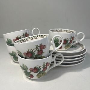 Noritake ノリタケ ROYAL ORCHARD ロイヤルオーチャード Primachina カップ&ソーサー 5客セット まとめて ベリー 食器 洋食器 キッチン