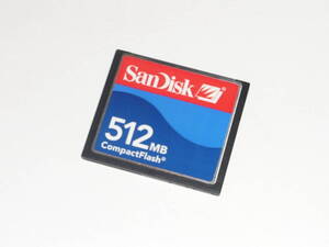 動作保証！SanDisk CFカード 512MB