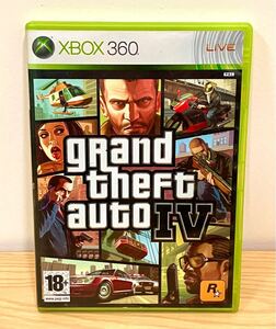 XBOX360　 グランド セフト オート4　grand theft autoⅣ　動作未確認　＃4363