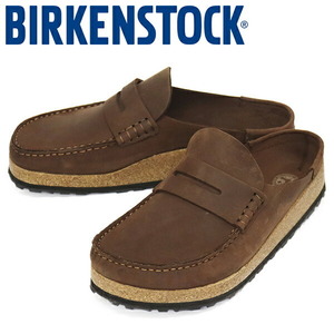 BIRKENSTOCK (ビルケンシュトック) 1025033 NAPLES ネープルス オイルドレザーハーフクロッグ HABANNA レギュラー幅 BI310 43-約28.0cm