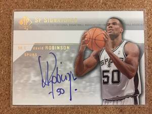 UD 2004 SP SIGNATURES DAVID ROBINSON