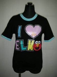 ELMO Ｔシャツ(ブラック・Ｍ)