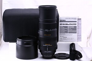 【超美品】シグマ SIGMA APO 150-500mm F5-6.3 DG OS HSM ニコン NIKON #16326