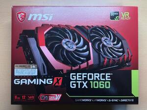 NVIDIA GeForce GTX 1060 MSI GAMING X 6G GPU PCパーツ 動作確認済み 中古美品 送料無料