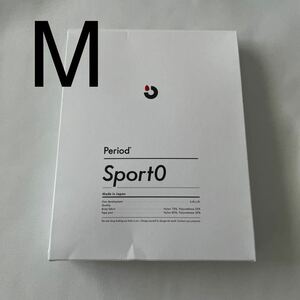 新品　Period Sport0 生理用 吸水ショーツ　ブラック　黒　M サニタリーショーツ　旅行にも