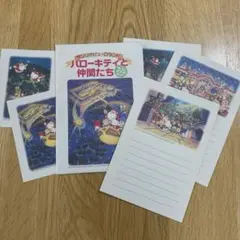 キティ　クリスマス葉書　サンリオピューロランド　5枚