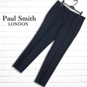 ◆美品◆ Paul Smith LONDON ポールスミス ドット スラックス パンツ 黒 ブラック メンズ 92 XL相当 ◆日本製 送料無料◆ 1434K