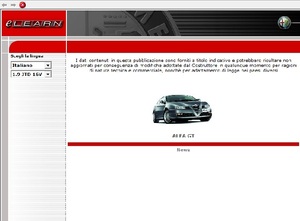 ALFA GT アルファロメオ 電子 マニュアル 　整備書 配線図 修理書　e-LEARN 電子 