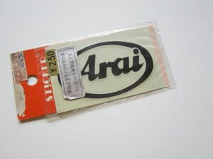 Arai アライ ヘルメット メーカー ロゴ ステッカー /当時物 デカール 自動車 バイク オートバイ レーシング S13