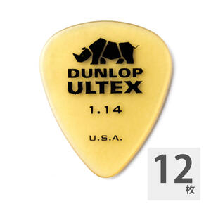 ギターピック 12枚 セット 1.14mm スタンダードシェイプ ジムダンロップ 421R ULTEX STD 1.14 JIM DUNLOP ジムダン