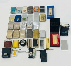 【OAK3548aYH】1円スタート ライターおまとめ オイルライター 喫煙具 喫煙グッズ ZIPPO ジッポ 火花、着火未確認 36個まとめ まとめ売り