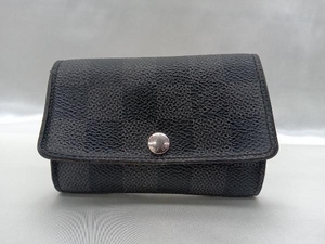 【LOUIS VUITTON】 ダミエグラフィット ミュルティクレ6 N62662 BLK ルイヴィトン 小物 中古