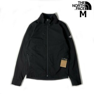 1円～!売切!【正規新品】THE NORTH FACE◆TNF CASTLE ROCK SOFT SHELL JACKET トラックジャケット US限定 ロゴ刺繍 裏起毛(M)黒 180915-58