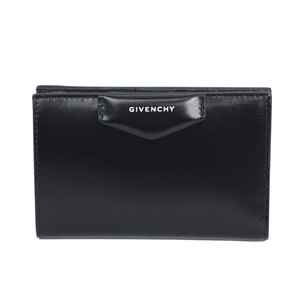 ジバンシー 財布 レディース GIVENCHY 二つ折り財布 アンティゴナ レザー ブラック BB60KFB00D 001