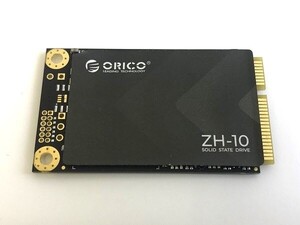 1円スタート ORICO SSD 128GB mSATA SATA III 5Gbps 3D NAND内蔵 読取最大500MB/秒 書込最大220MB/秒 ラップトップ用 ZH10 ブラック A10578