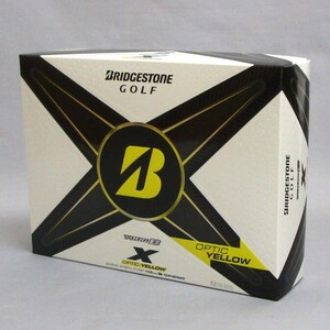 ブリヂストン 2024 TOUR B X イエロー 1箱 12球 US仕様 BRIDGESTONE 3ピース ツアーB ゴルフボール カラーボール オプティックイエロー