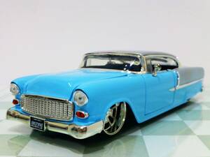 ■JADA TOYS 1/24 1955 CHEVROLET BEL AIR LIGHT BLUE■BELAIR ベルエア