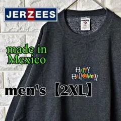 I46 MEX製【JERZEES】刺繍デザインスウェット【メンズ2XL】